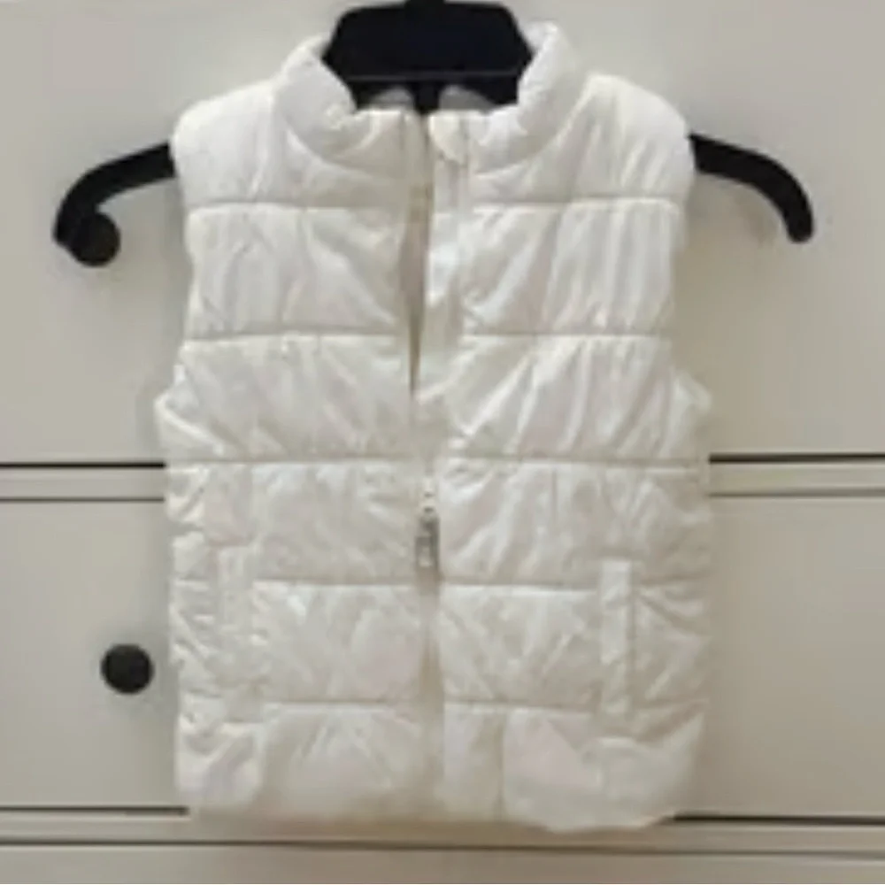 White Puffer Vest